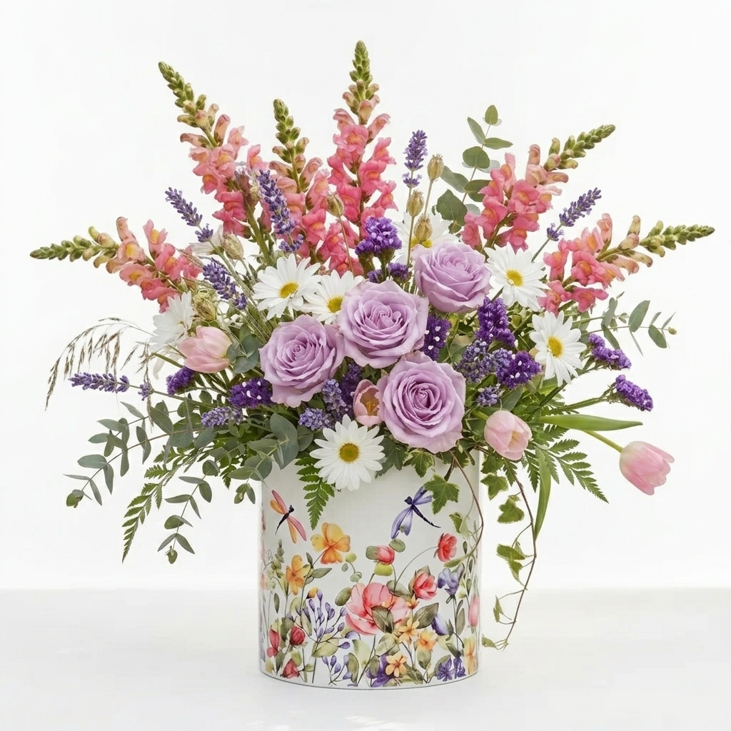 Fresh flower arrangement from Clayton Florist