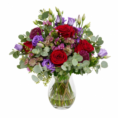 Crimson Garden Vase