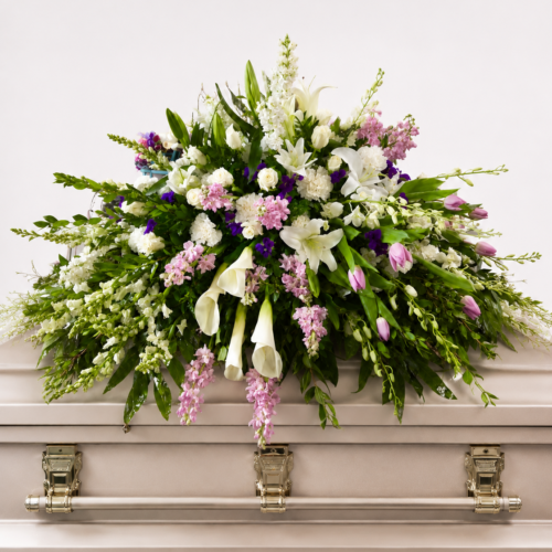 Elegant Farewell Casket Spray