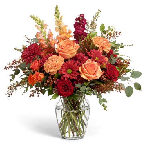 Fall Flower Vase for delivery or pick up